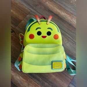Loungefly Disney Bug's Life Heimlich Caterpillar Butterfly Mini Backpack